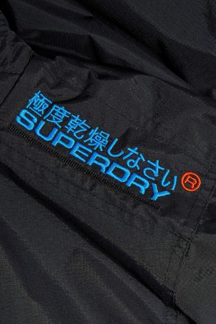 Black Superdry Hooded Arctic Windcheater